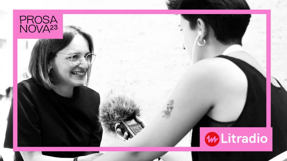 Interviewsituation auf dem Prosanova 2023